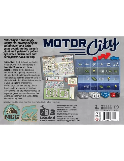 motor city - version anglaise plateau