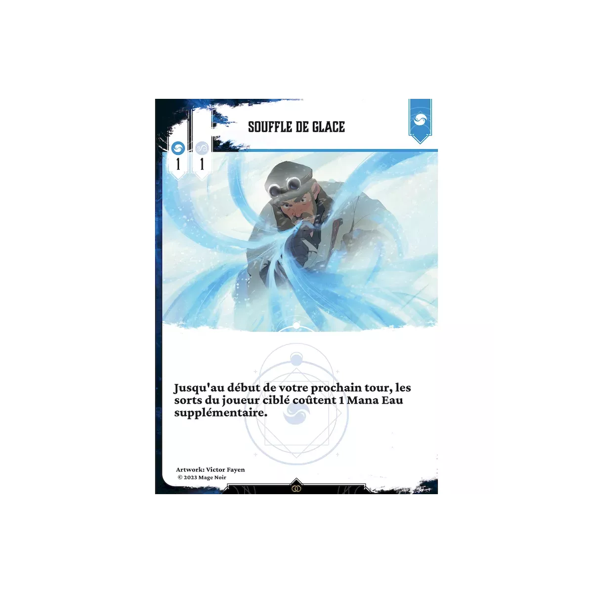 mage noir : glace - extension eau exemple 1