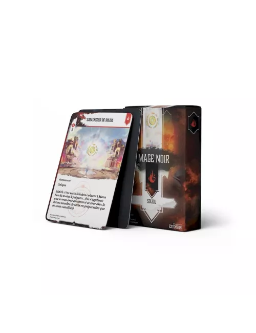 mage noir : soleil - extension feu boîte
