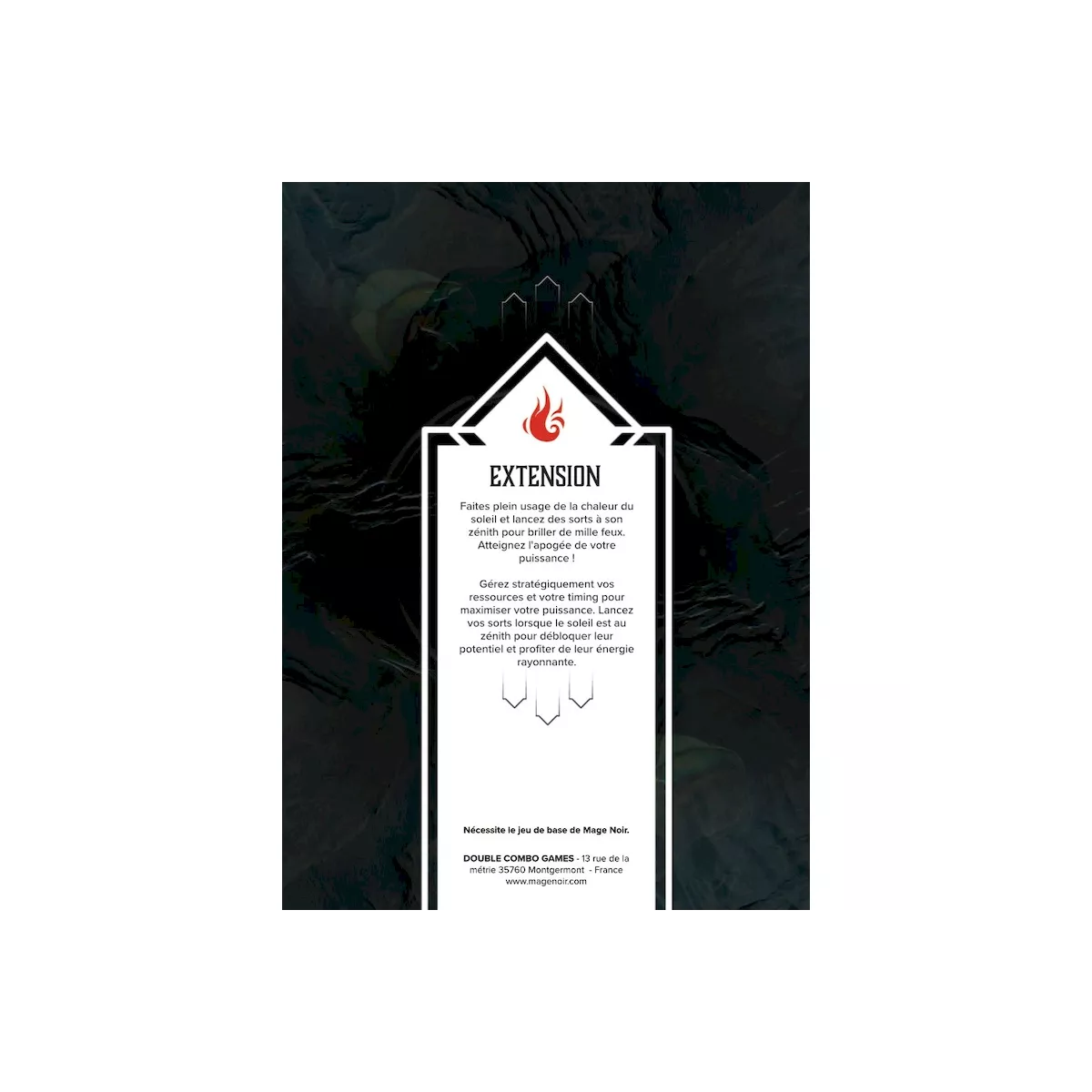 mage noir : soleil - extension feu exemple 1