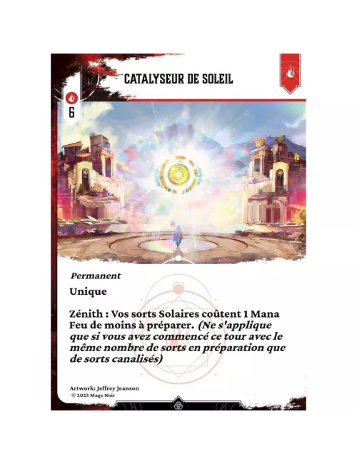 mage noir : soleil - extension feu exemple 2