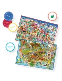 mon jeu de cherche et trouve géant - autour du monde plateau