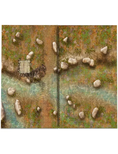 livre plateau de jeu - battle mats : giant book of wilds, wrecks and ruins a3 exemple 3