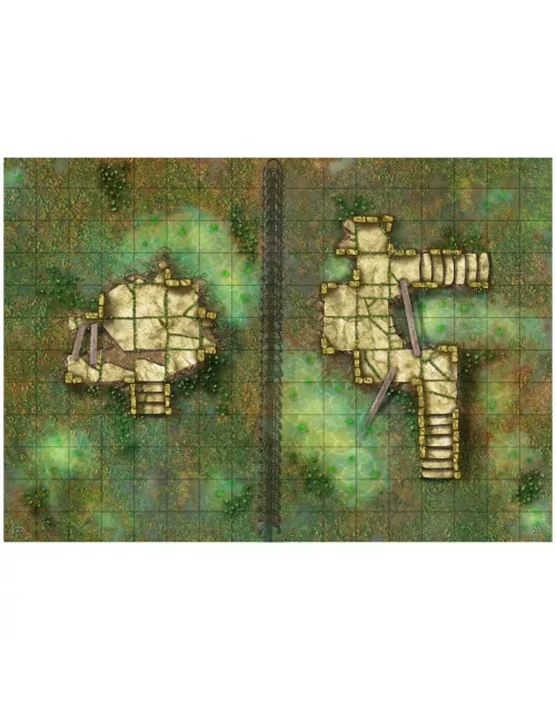 livre plateau de jeu - battle mats : big book of wrecks and ruins a4 exemple 2