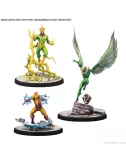 marvel crisis protocol :  electro & sandman & shocker & vulture - character pack exemple 2