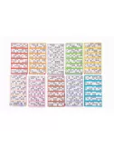 lot de 10x600 feuilles - loto - chiffres 1-90 exemple 1