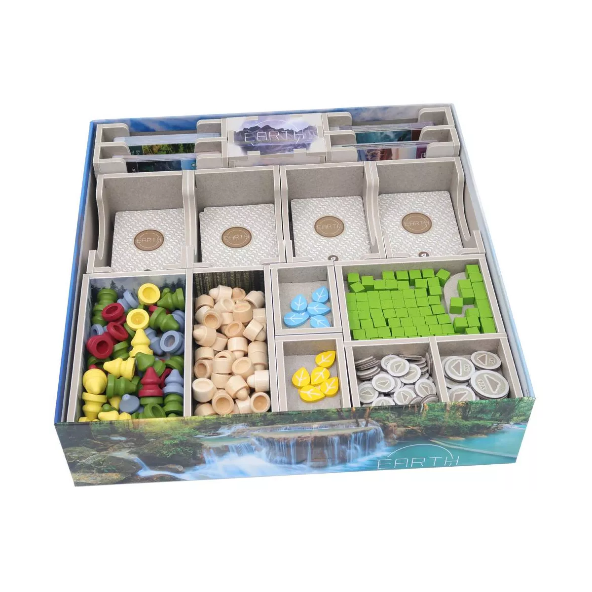 earth - colour insert - rangement pour boîte folded space plateau