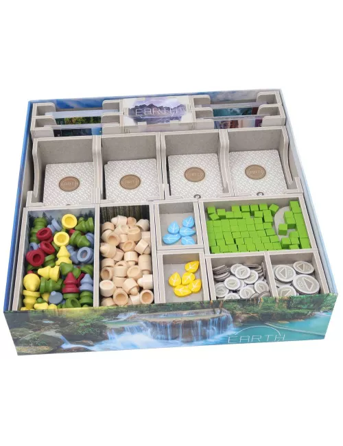 earth - colour insert - rangement pour boîte folded space plateau