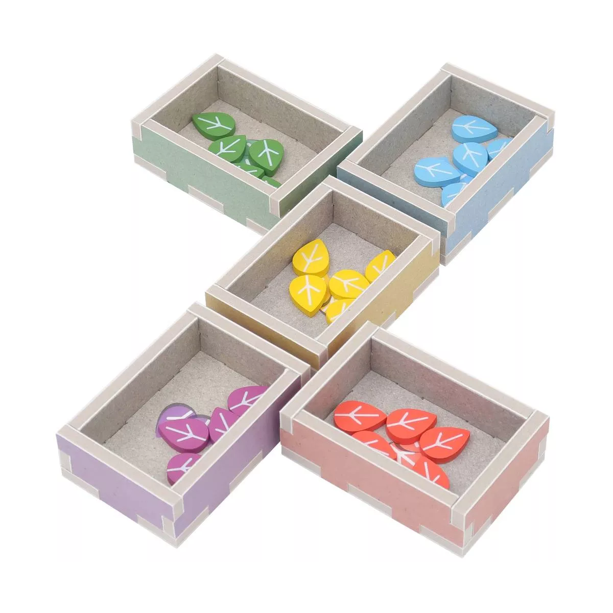 earth - colour insert - rangement pour boîte folded space exemple 2
