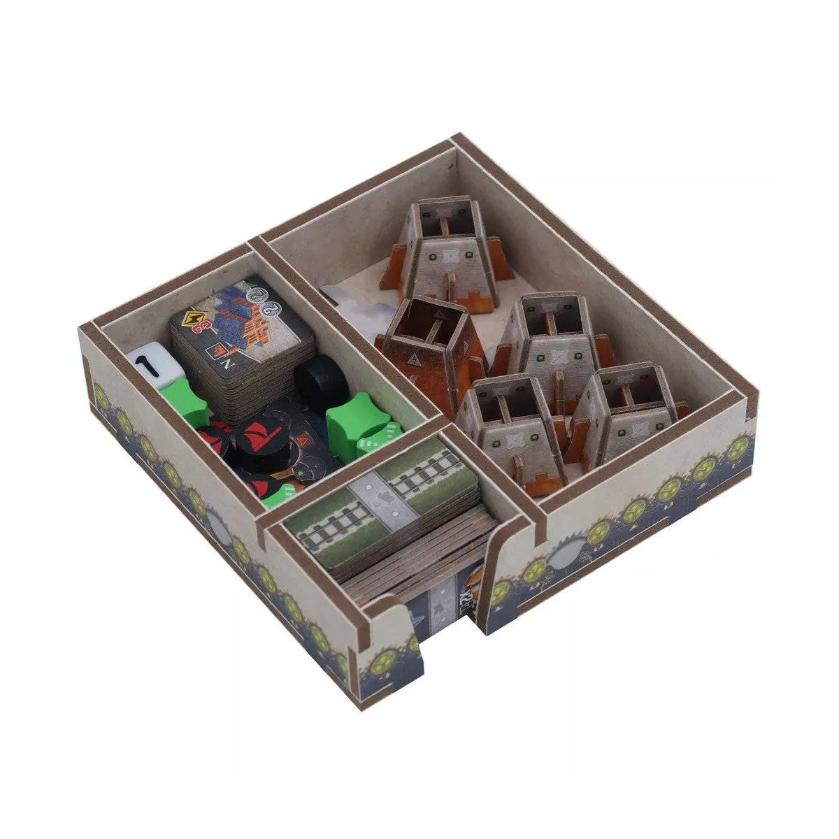 nucleum - colour insert - rangement pour boîte folded space exemple 1