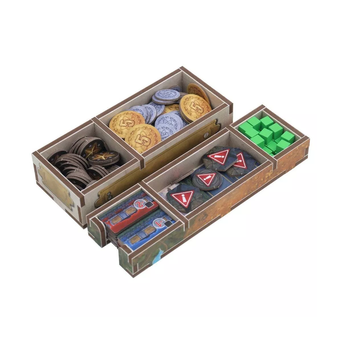 nucleum - colour insert - rangement pour boîte folded space exemple 2
