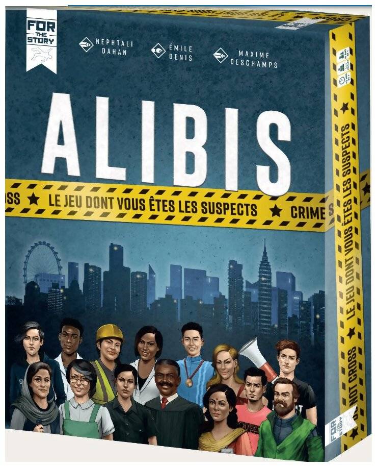 Boite de Alibis - Le jeu dont vous êtes les suspects
