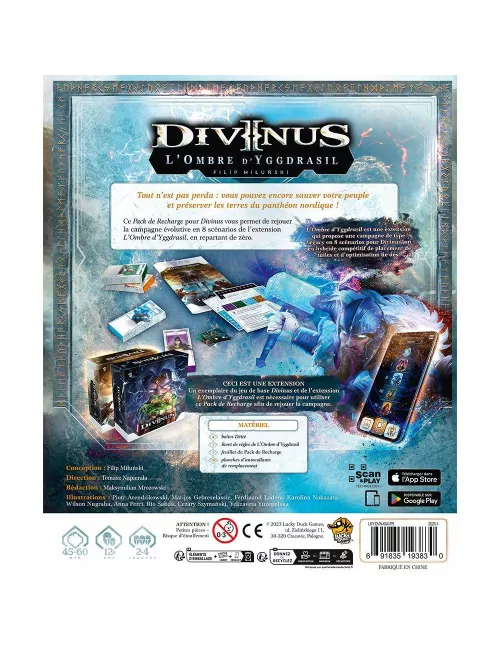 divinus - shadow of yggdrasil : pack de recharge plateau