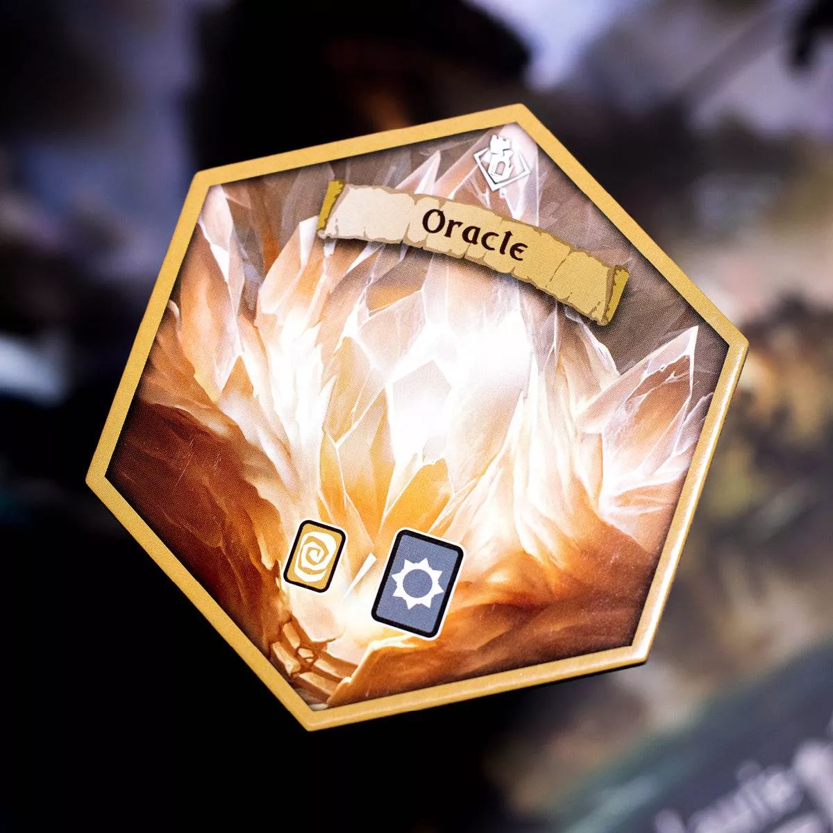 dwellings of eldervale : oracle hex tile - version anglaise plateau
