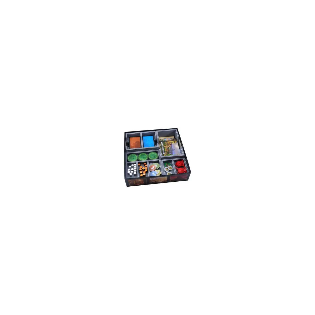 7 wonders duel - rangement pour boîte folded space exemple 1