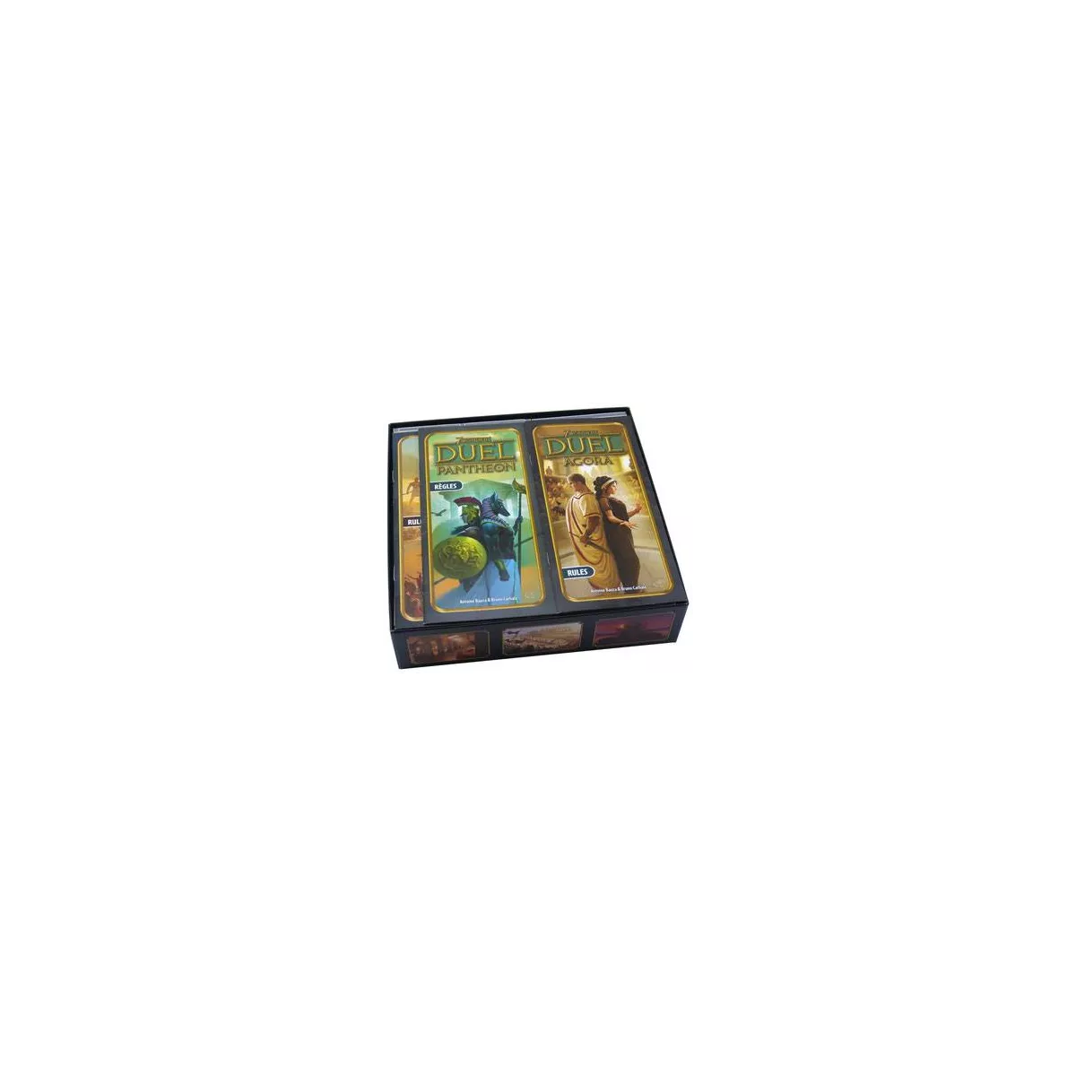 7 wonders duel - rangement pour boîte folded space exemple 3