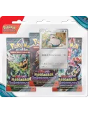 pokémon : tripack vrombotor - mascarade crépusculaire - ev06 boîte
