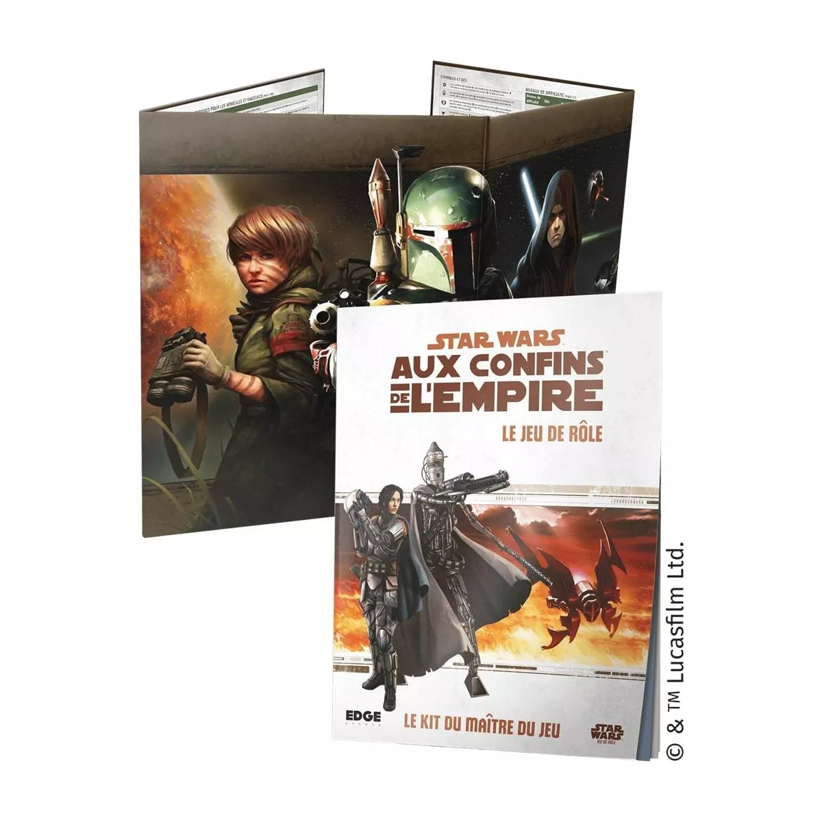star wars aux confins de l’empire : kit du maître du jeu boîte