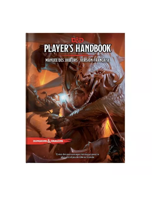 dungeons & dragons 5 : manuel des joueurs plateau