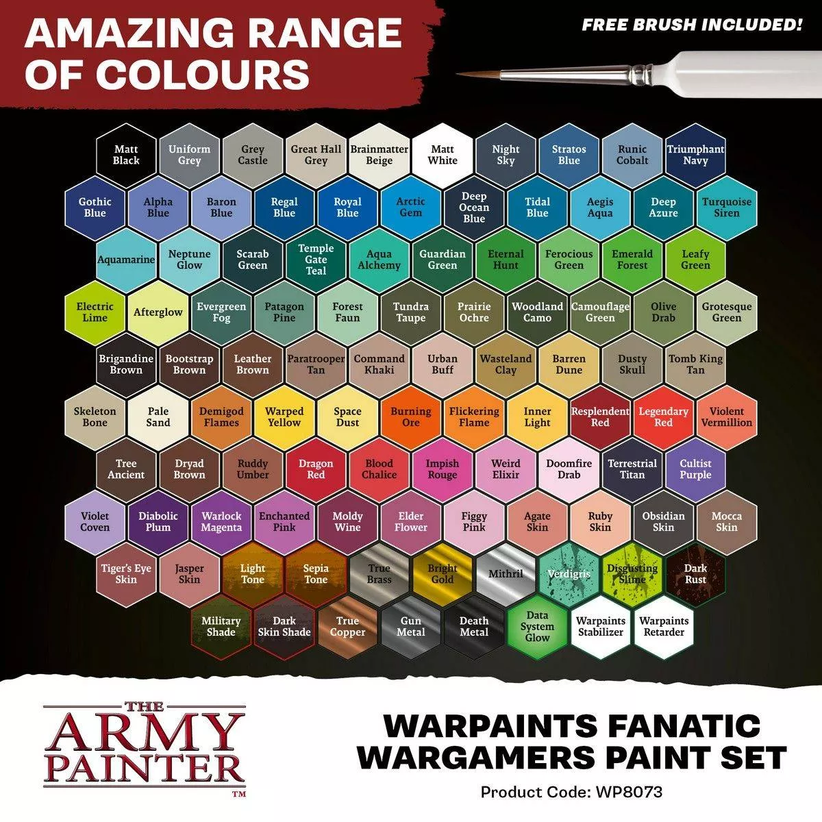 Warpaints Fanatic : Wargamers Paint Set exemple 1