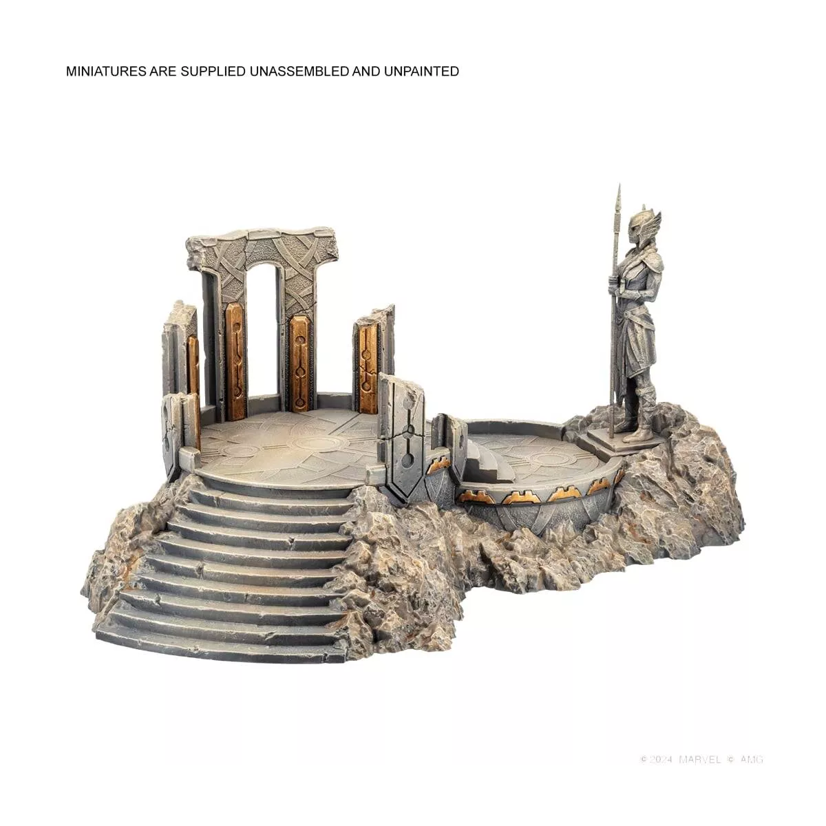 marvel crisis protocol : asgardian shrine - terrain pack plateau