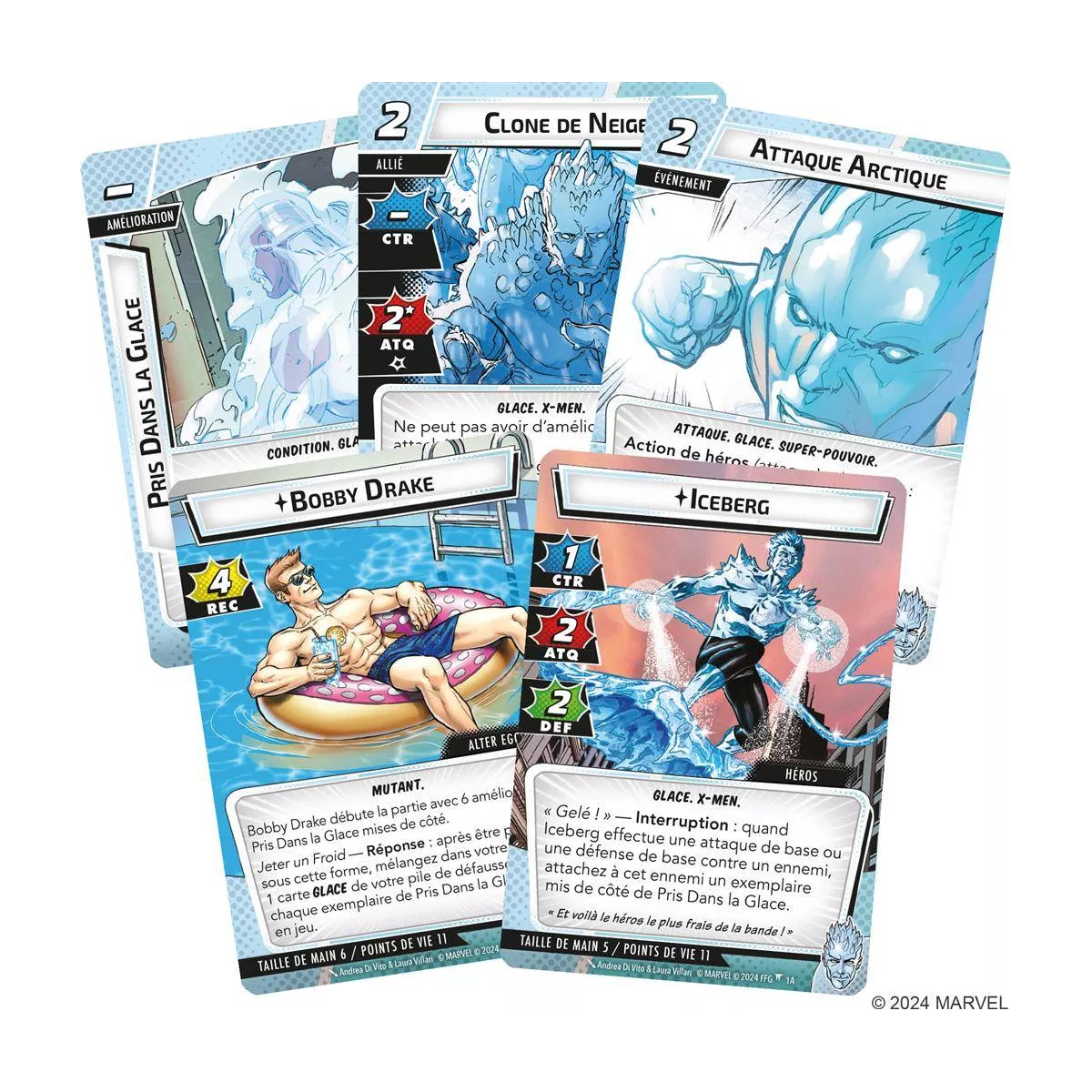 Marvel Champions : Iceman - Extension - Jeux de société - Ludum.fr