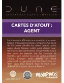 dune : aventures dans l'imperium - cartes d'atout : agent plateau