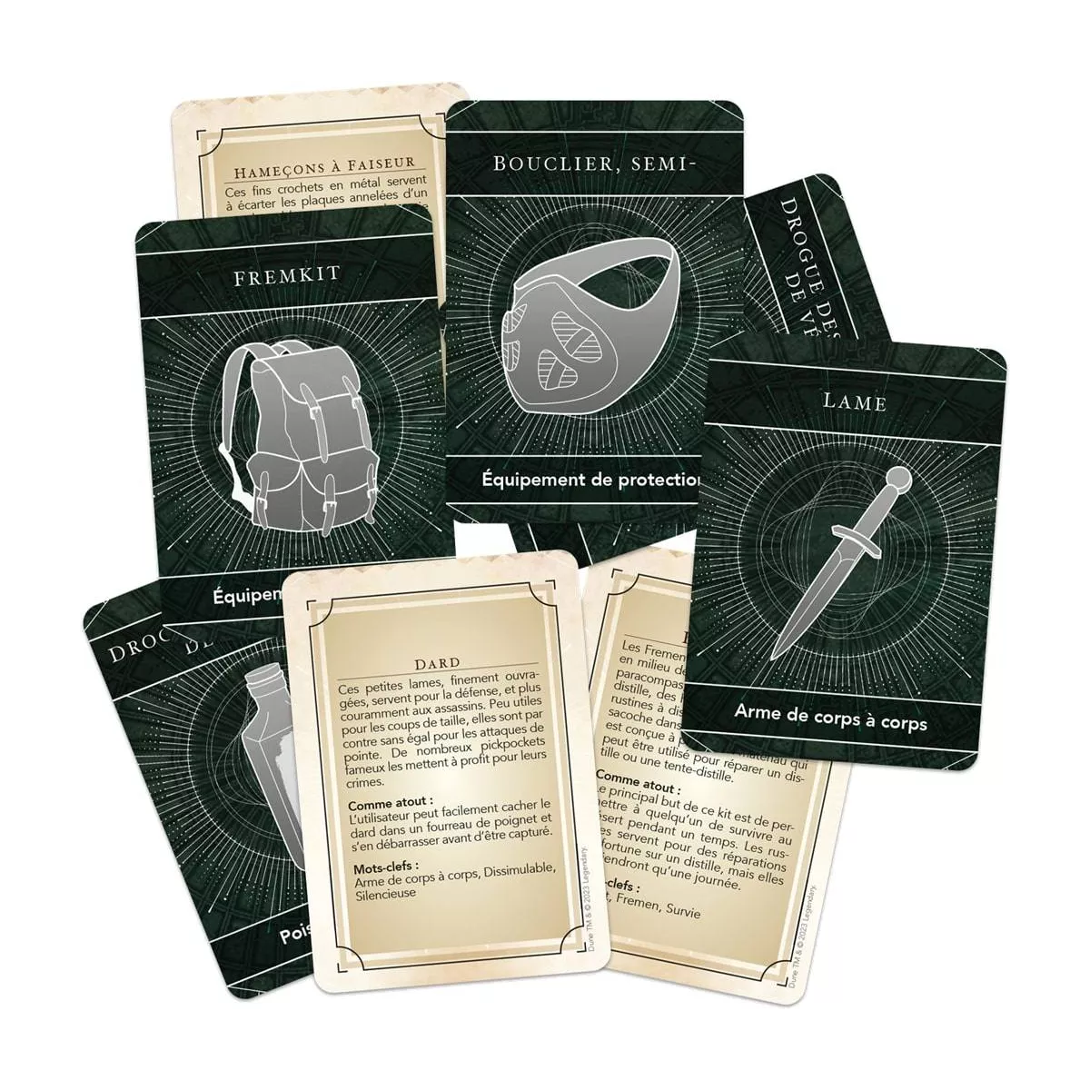 dune : aventures dans l'imperium - cartes d'atout : agent exemple 1