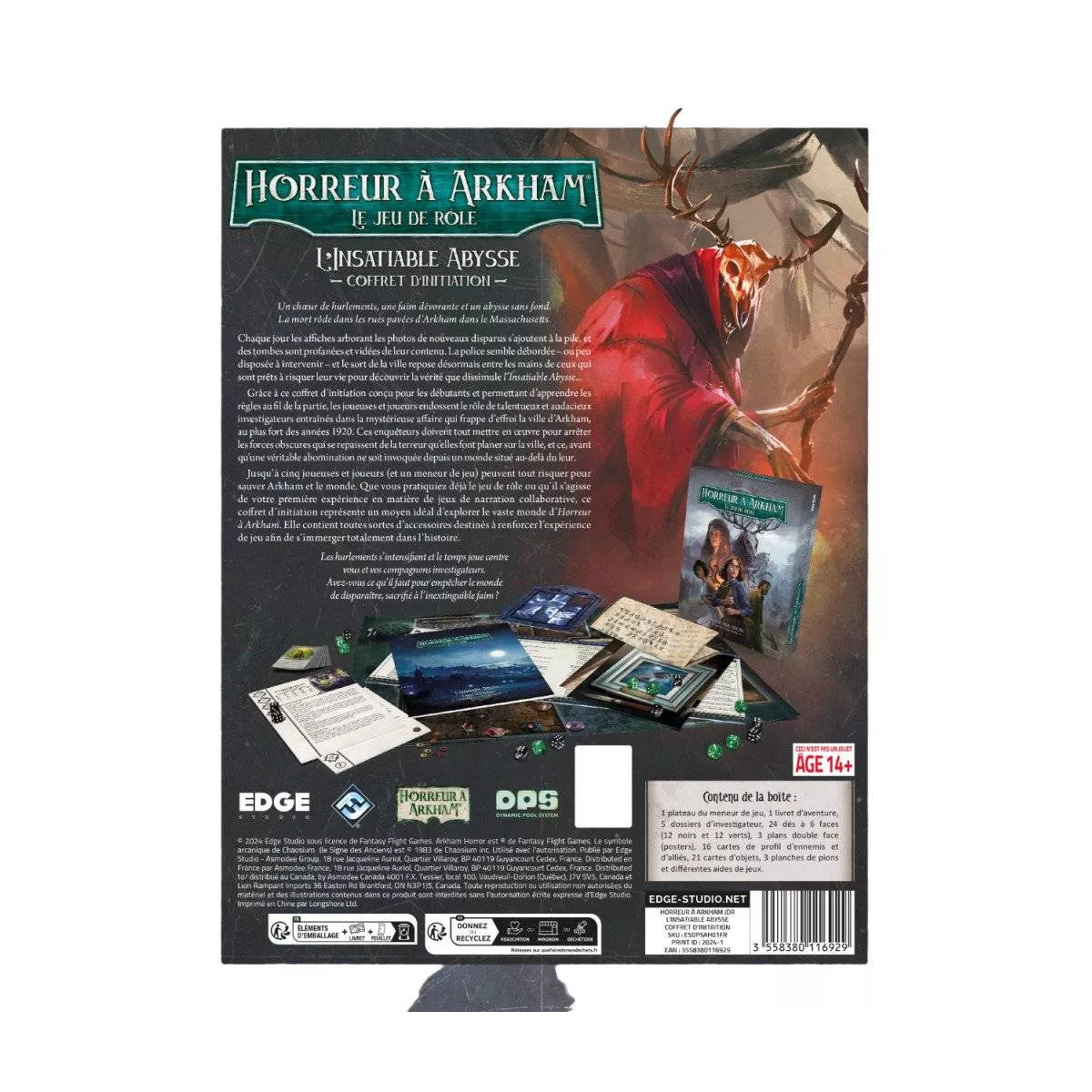 horreur à arkham : le jeu de rôle - l'insatiable abysse exemple 3