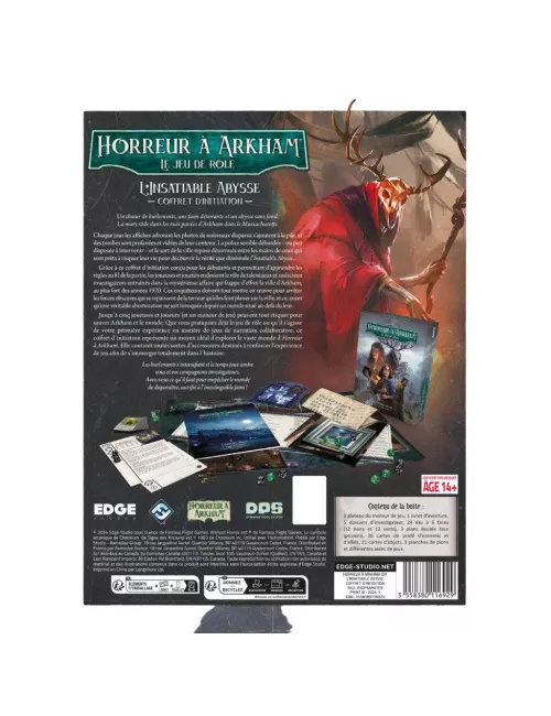 horreur à arkham : le jeu de rôle - l'insatiable abysse exemple 3