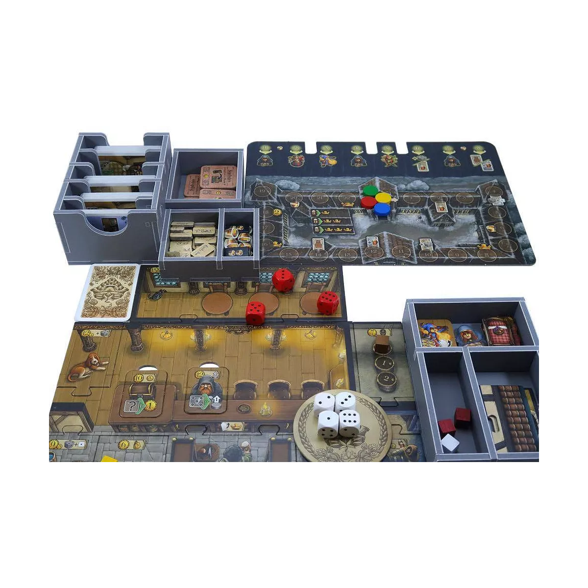 Les Tavernes de la Vallée Profonde - Rangement pour Boîte Folded Space - Accessoires Jeux de société - Ludum.fr