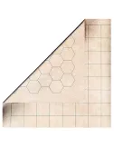 battemat reversible (carré - hexagone) - 60 cm x 66 cm boîte