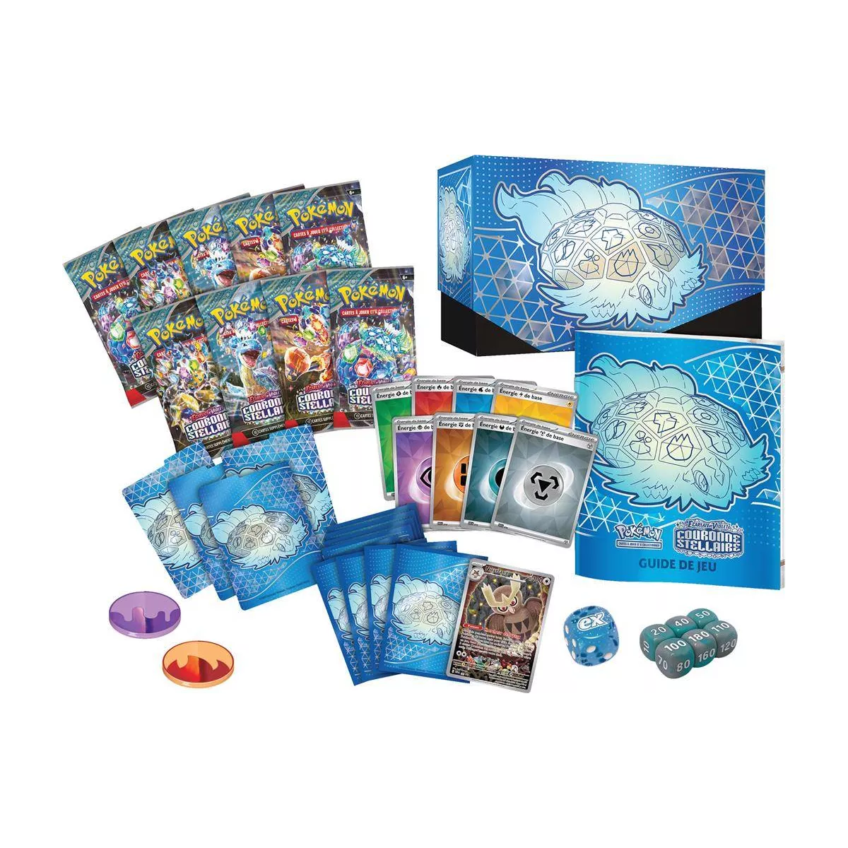 Pokémon : Coffret Dresseur d'Elite - Couronne Stellaire - EV07 