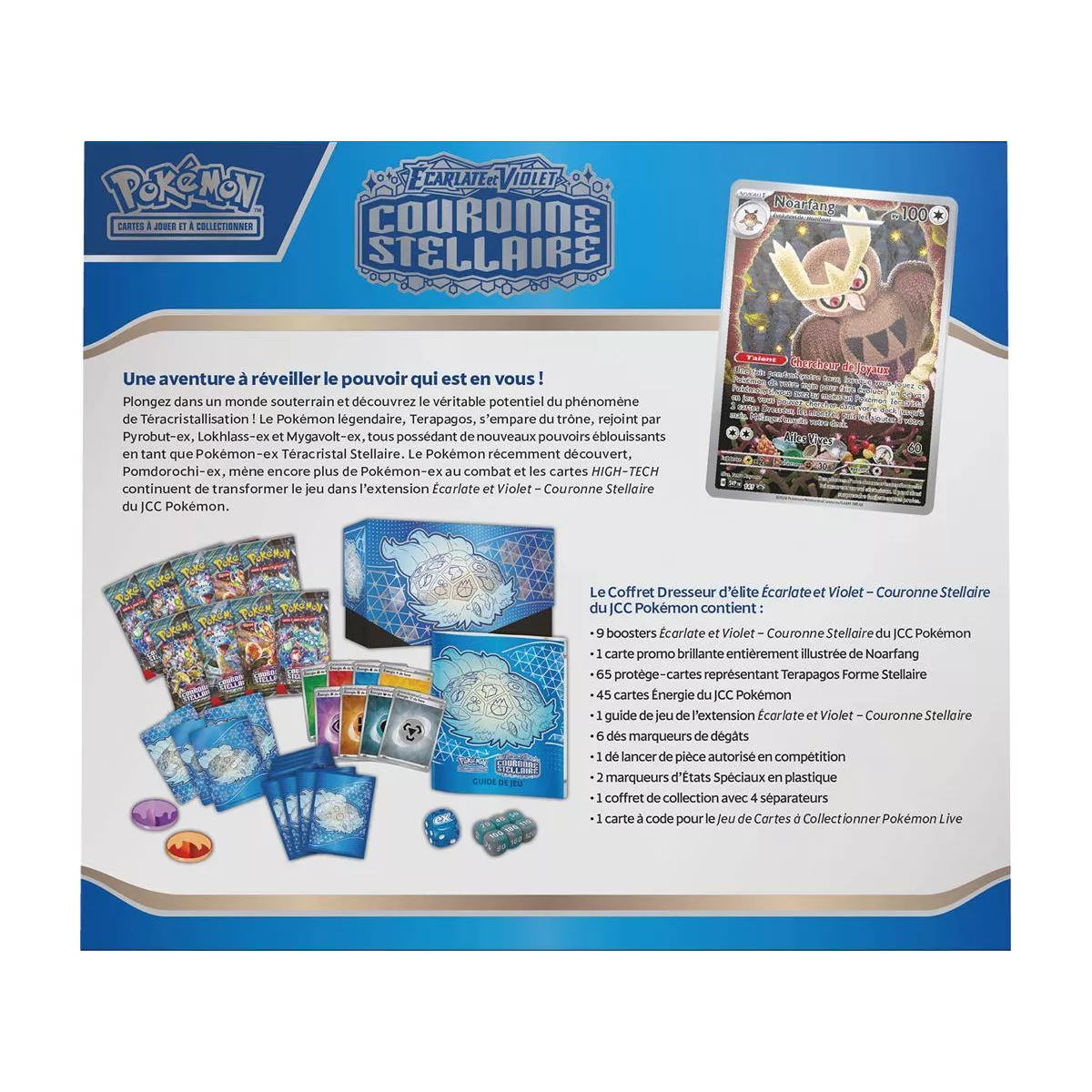 Pokémon : Coffret Dresseur d'Elite - Couronne Stellaire - EV07 