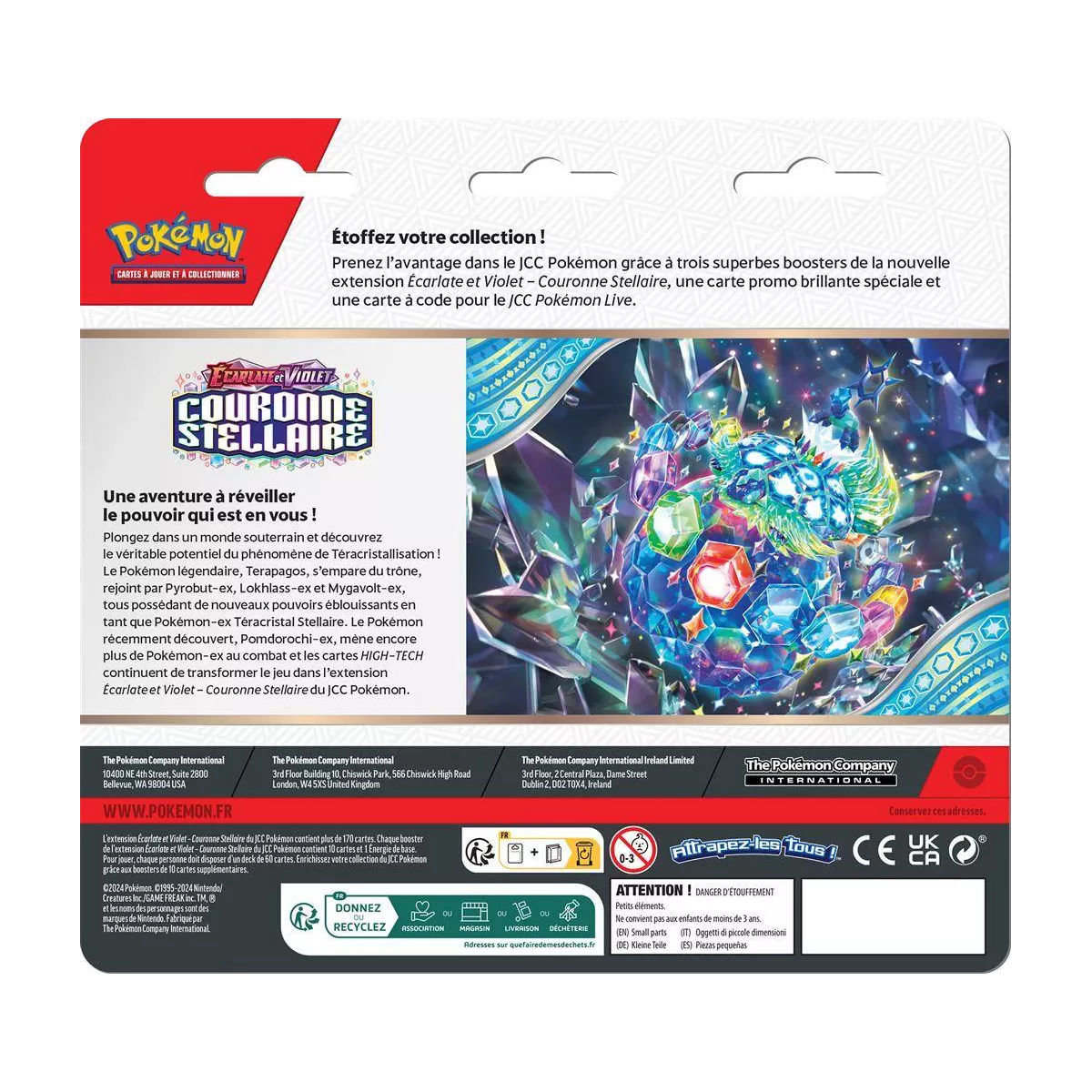 Pokémon : Tripack - Couronne Stellaire - EV07 