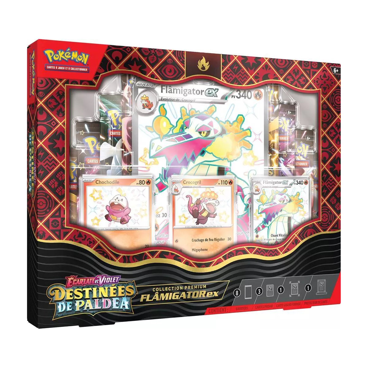 Pokémon : Coffret Premium Ex - Flâmigator - EV4.5 