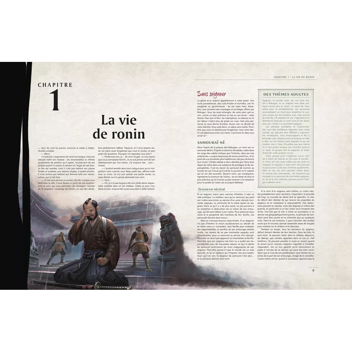 la légende des cinq anneaux : la voie des vagues exemple