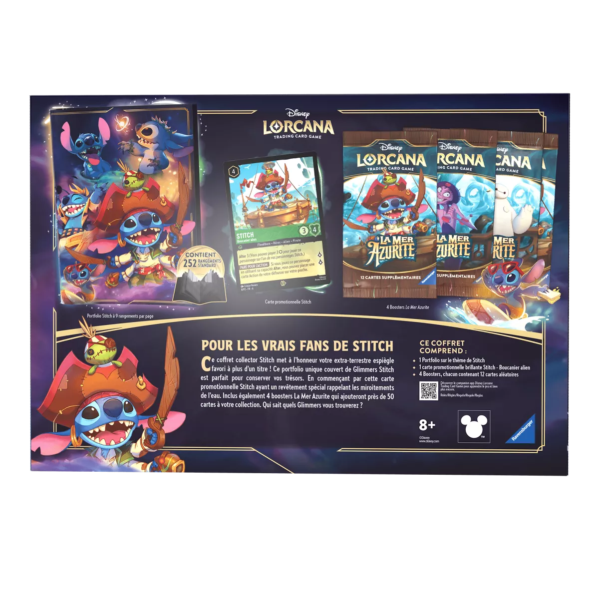 Disney Lorcana : Coffret Collector Stitch - Set 6 La Mer Azurite