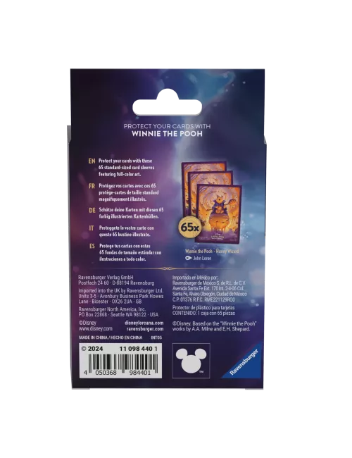 Disney Lorcana : Sleeves - Set 6 La Mer Azurite