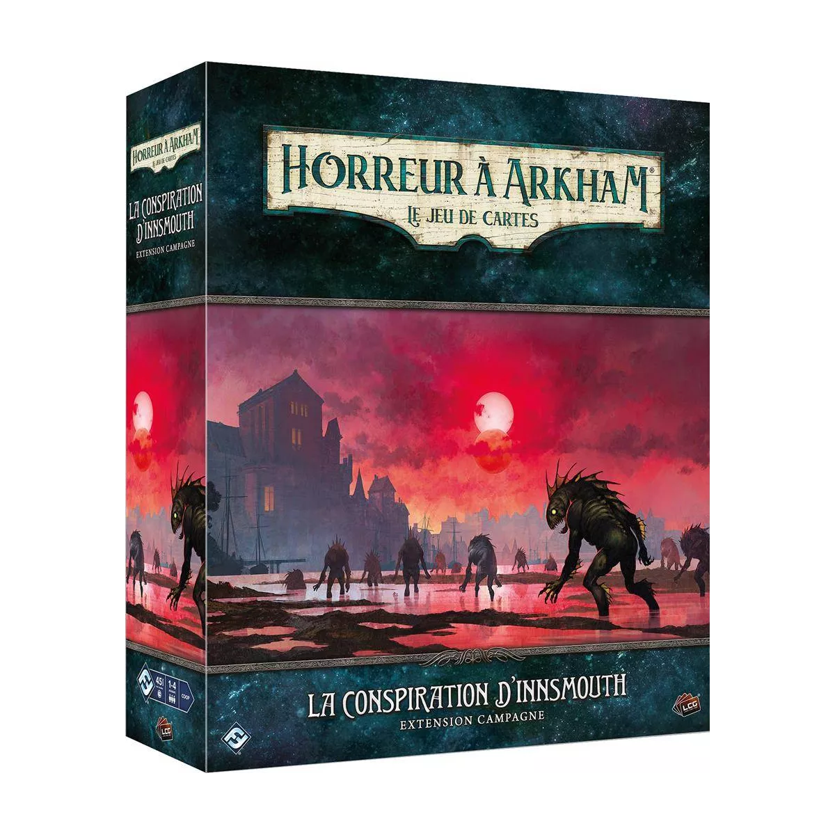 Horreur à Arkham JCE : La Conspiration d’Innsmouth - Extension Campagne - Ludum.fr