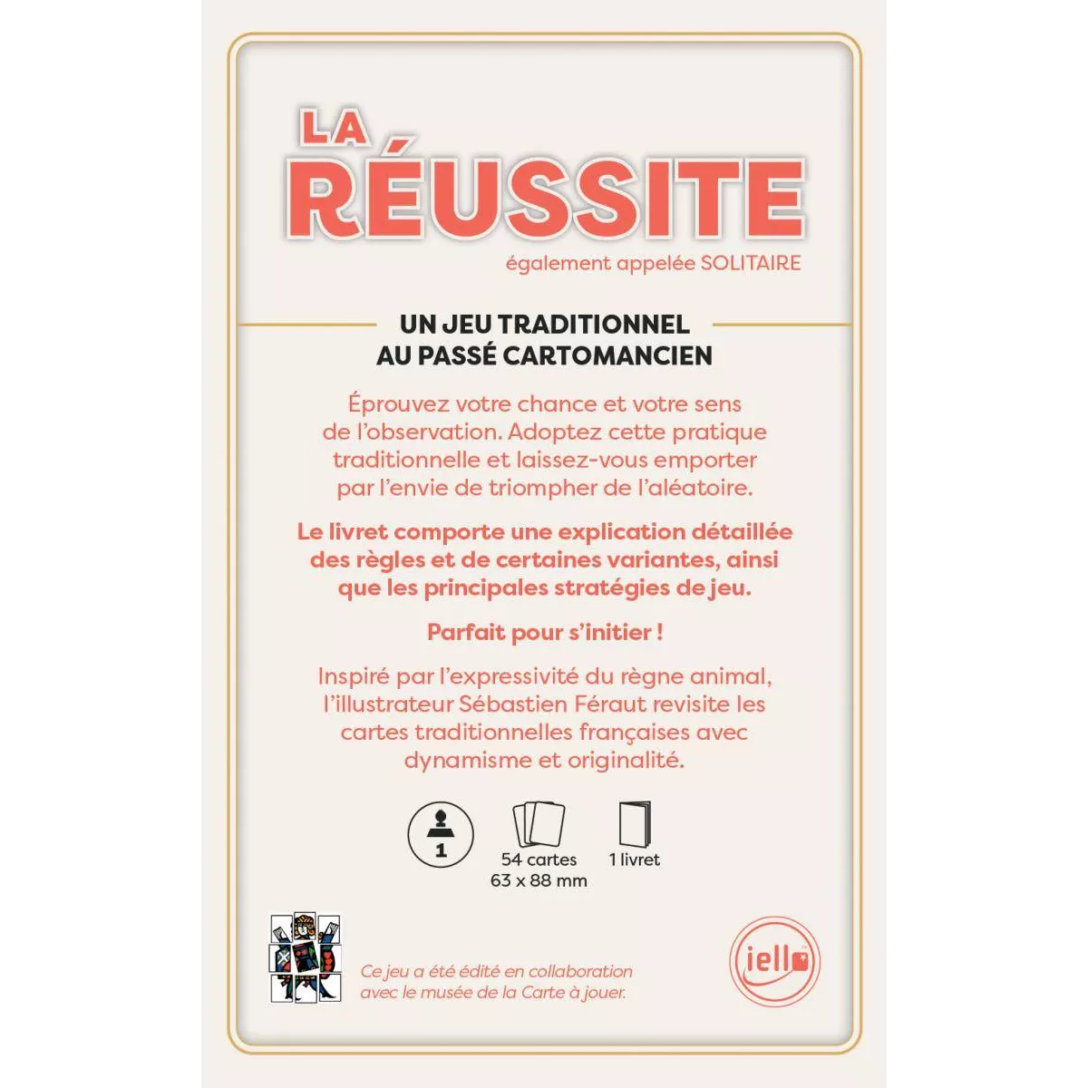 Réussite : Sébastien Féraut - Cartes Classique Iello - Jeu classique - Ludum.fr