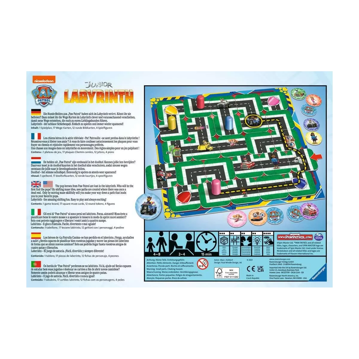 Labyrinthe Junior Pat Patrouille 