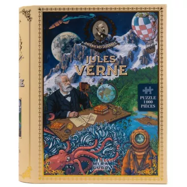 Puzzle La galerie des Légendes : Jules Verne - 1000 pièces