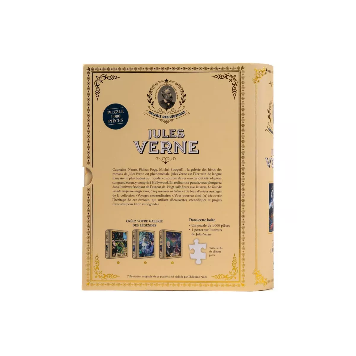 Puzzle La galerie des Légendes : Jules Verne - 1000 pièces - Puzzle - Ludum.fr