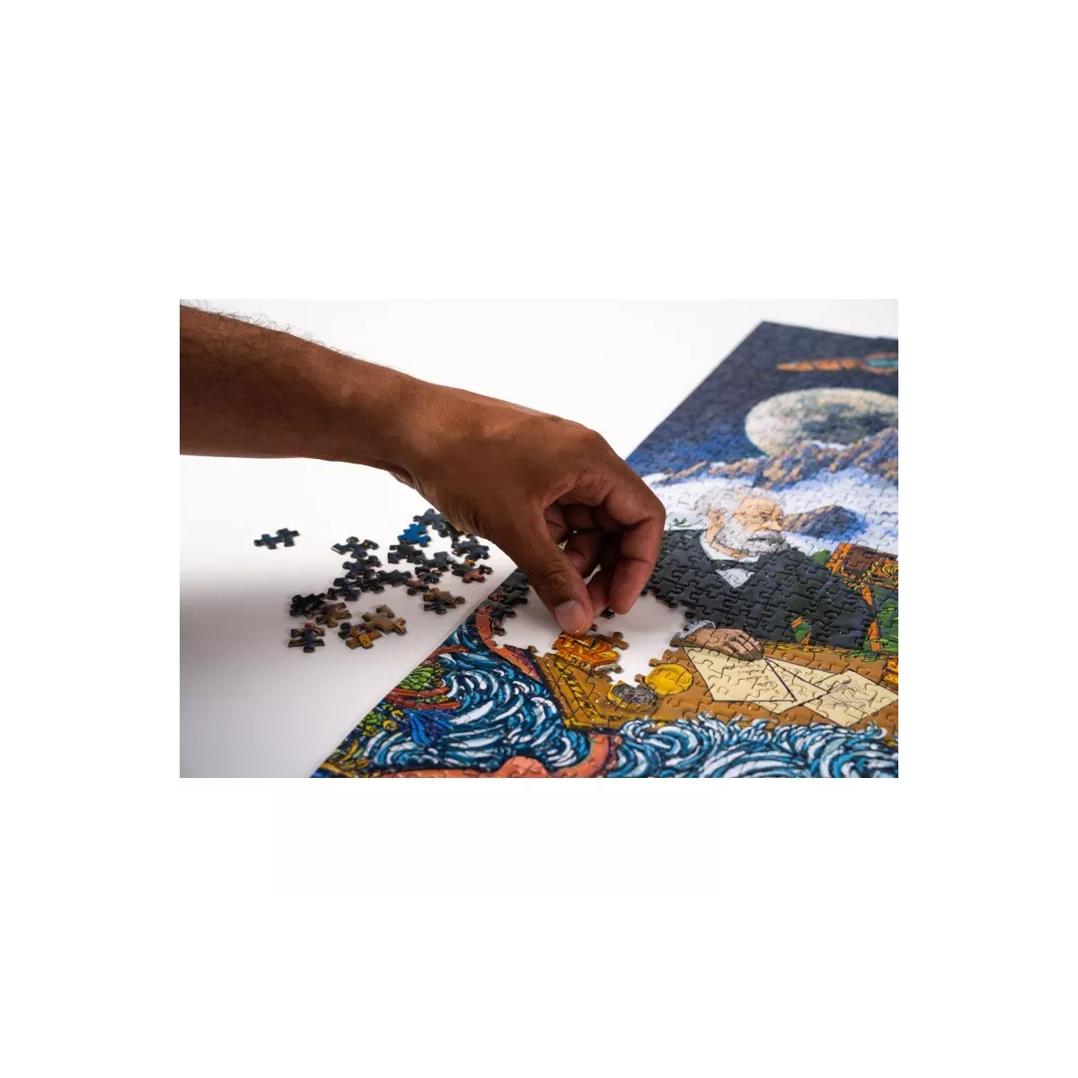 Puzzle La galerie des Légendes : Jules Verne - 1000 pièces - Puzzle - Ludum.fr
