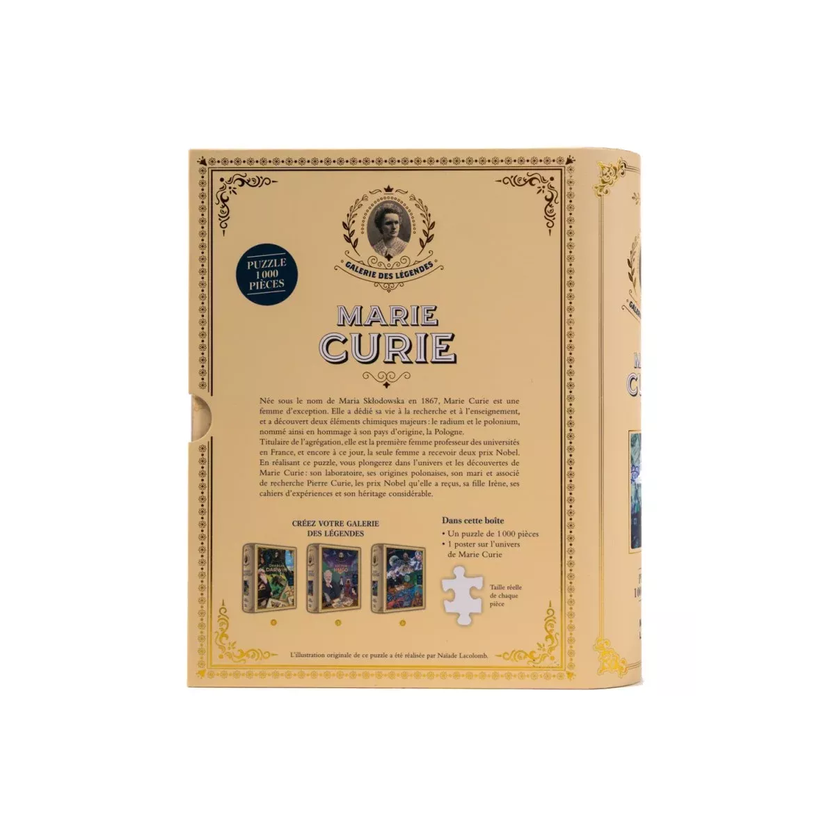 Puzzle La galerie des Légendes : Marie Curie - 1000 pièces - Puzzle - Ludum.fr