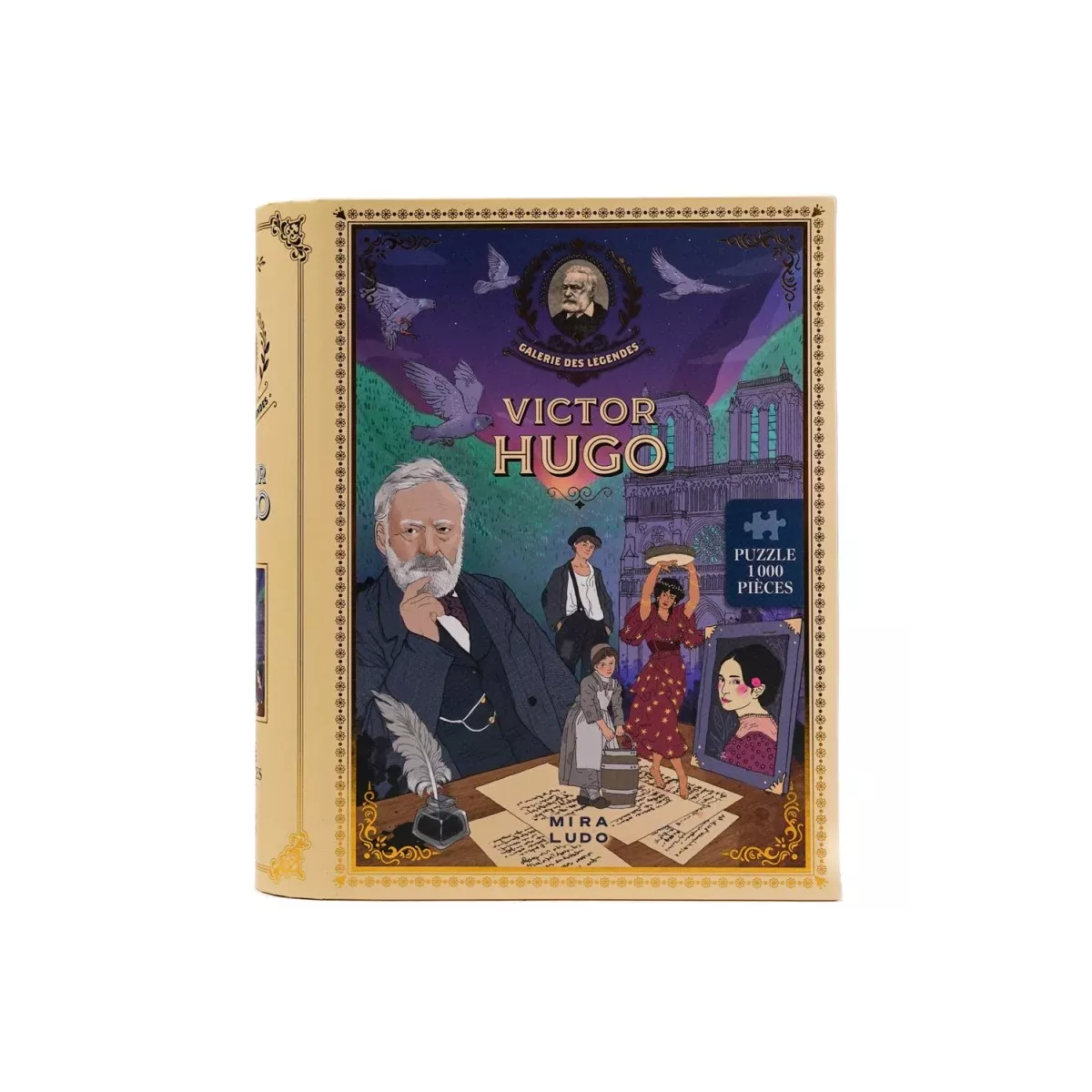 Puzzle La galerie des Légendes : Victor Hugo - 1000 pièces - Puzzle - Ludum.fr