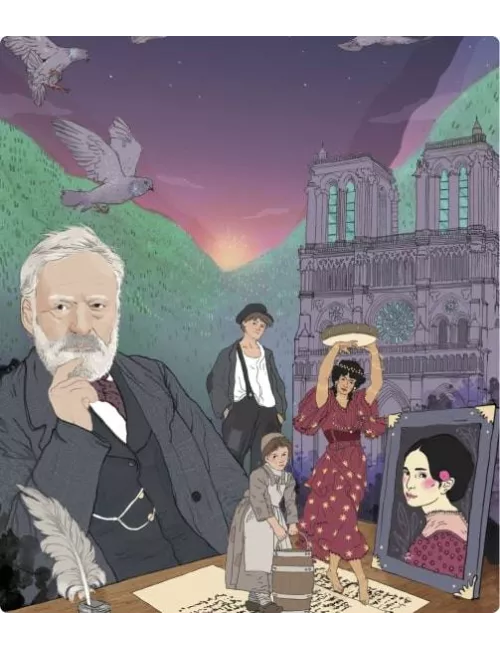 puzzle la galerie des légendes : victor hugo - 1000 pièces exemple 2