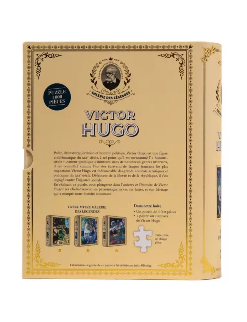 Puzzle La galerie des Légendes : Victor Hugo - 1000 pièces - Puzzle - Ludum.fr