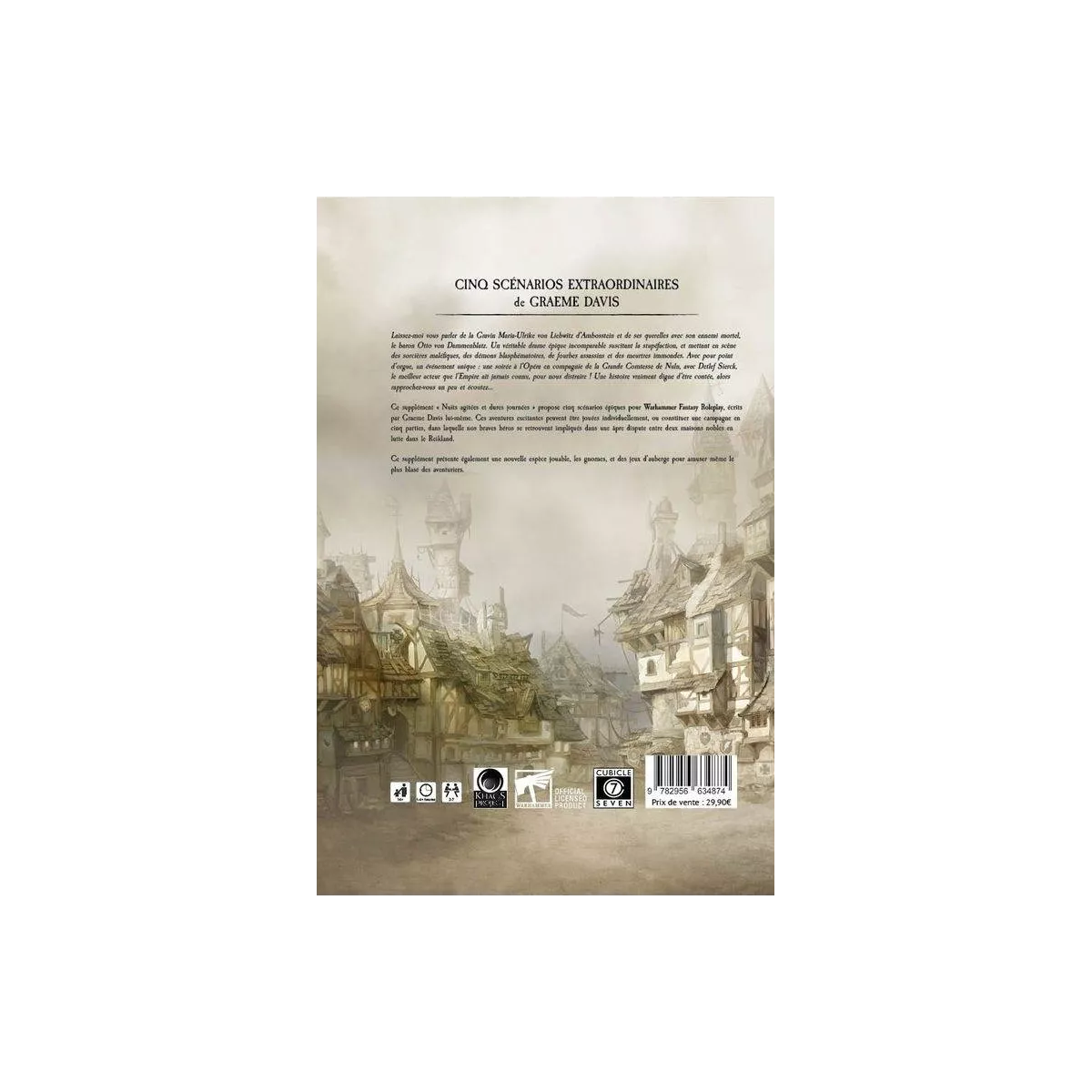 warhammer fantasy 4 - nuits agitées & dures journées plateau